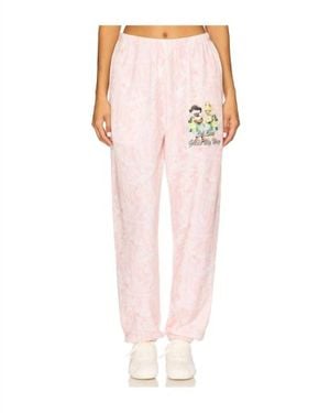 Boys Lie Let Love Guide My Way Kimmy Pants - Pink