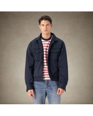 Members Only Soft Shell Shirt Jacket - Blue