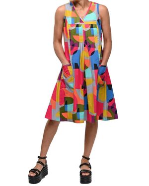 Tulip Clothing Poppie Sleeveless Dress - Red