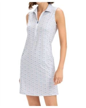 RNWK Mini Floral Sport Dress - Blue