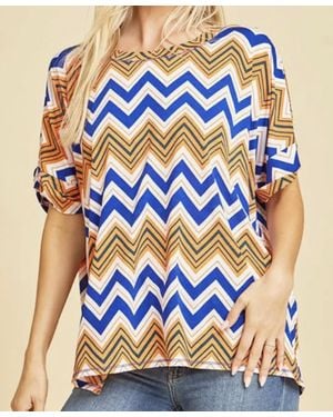 Sew In Love Crazy Love Top - Blue