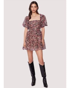 Lost + Wander Botanique Mini Dress - Pink