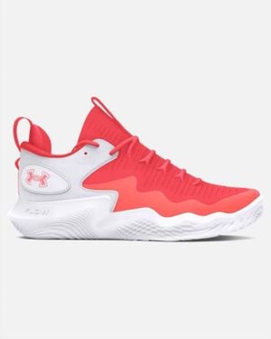 Under Armour Flow Ace Low Volleyball Shoes - Red