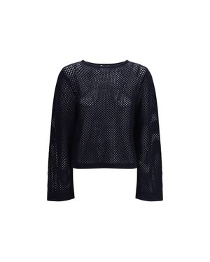 Allude Wool Sweatshirt - Blue