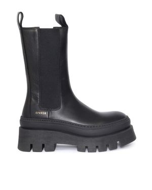 COPENHAGEN Chunky Ankle Boots - Black
