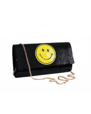 3AM Forever Sequence Crossbody Clutch Bag - Black