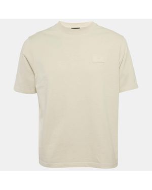 Emporio Armani Light Jersey Crewneck T-Shirt - Natural