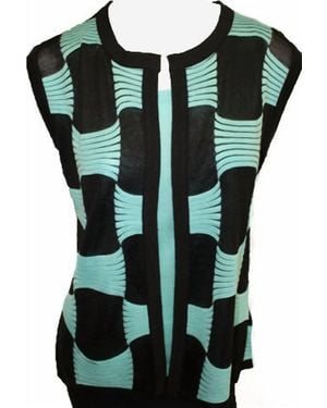 Angel Mod Checker Vest - Black