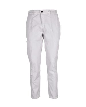 Department 5 Light Prince Chino Pants With Classic Cut - Gray
