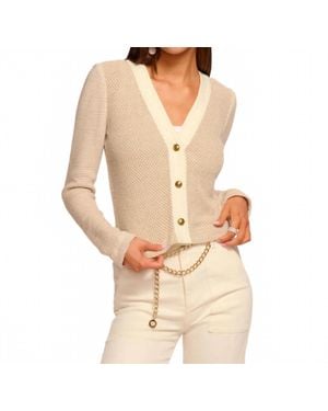 Ramy Brook Huda Cotton Lurex Jacket - Natural