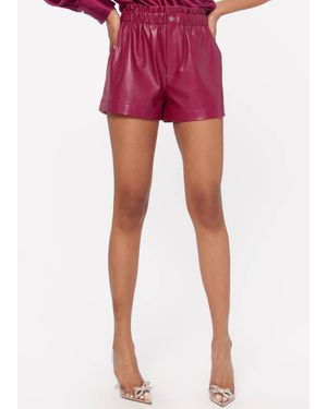Cami NYC Serenity Vegan Leather Short - Red