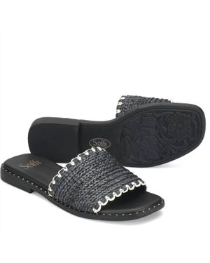 Söfft Elsa Slide Sandal - Brown