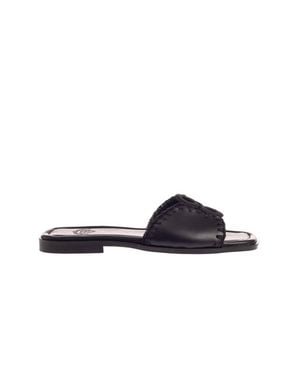 Marietta Chrousala Apostolia Flat Sandals - Black