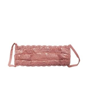 Cosabella Never Say Never Pleated Face Mask - Pink