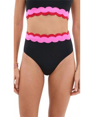 Beach Riot Harriet High Waist Bikini Bottoms - Multicolor