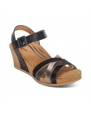 Aetrex Noelle Sandal - Metallic
