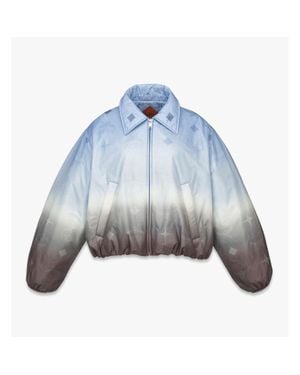 MCM Gradation Monogram Ripstop Nylon Jacket - Blue