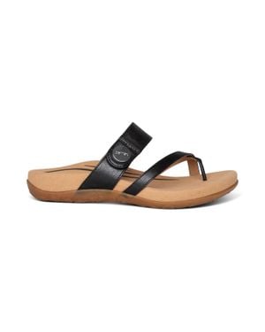 Aetrex Izzy Thong Sandal - Brown