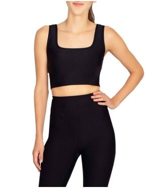 Nicole Miller Sports Bra Top - Black