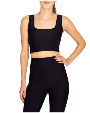 Nicole Miller Sports Bra Top - Black