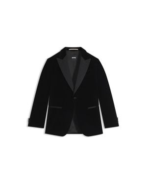 BOSS Slim-Fit Tuxedo Jacket - Black