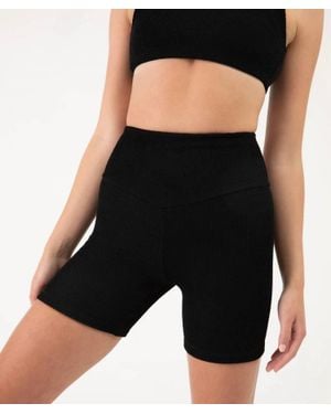 Bloch High Waisted 5" Biker Shorts - Black