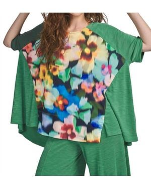 Alembika Forget-Me-Not Trapeze Top - Green