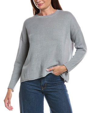 Eileen Fisher Linen-Blend Sweater - Gray
