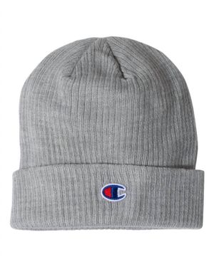 Champion Ribbed Cuffed Beanie - Gray