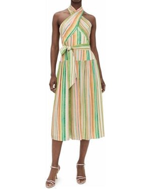 Shoshanna Florentine Sleeveless Midi Dress - Multicolor