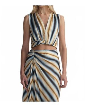 A.L.C. Brooklyn Striped Crop Top - Multicolor
