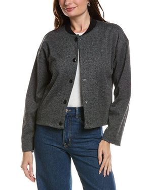 Wit & Wisdom Bomber Jacket - Gray