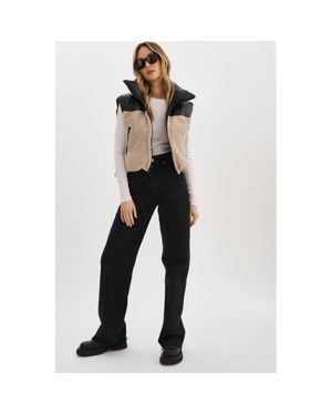 Lamarque Melicia Reversible Puffer Vest - White
