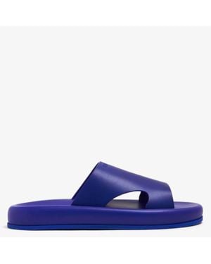 Ferragamo Dolce Open-Toe Sandals - Blue