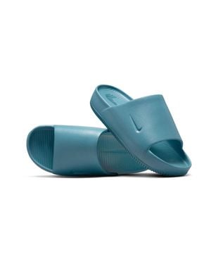 Nike Calm 'Smoky' Slides - Blue