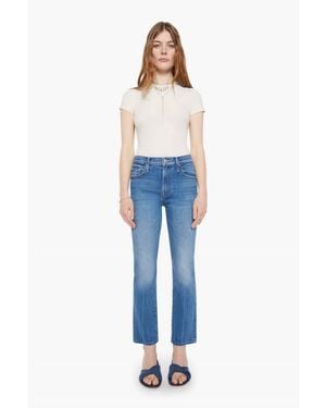 Mother The Insider Ankle Jean - Blue