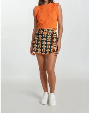 Sincerely Ours Miranda Vest - Orange