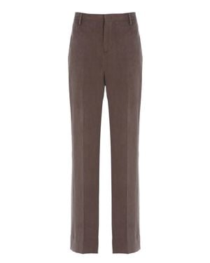 Briglia 1949 Lutetia Four Pockets Wide-Leg Pants - Brown