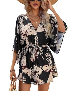 VERA DOLINI Mini Dress - Black