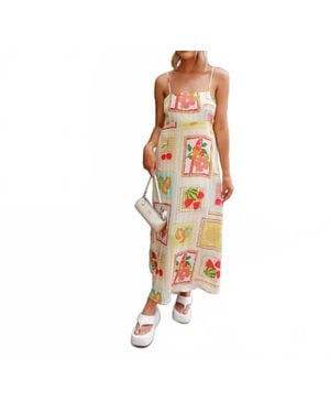 By Together Rio Garden Maxi Dress - Metallic