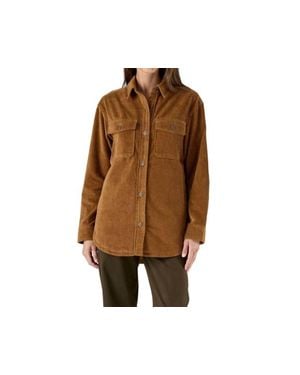 Patagonia Corduroy Overshirt Jacket - Brown