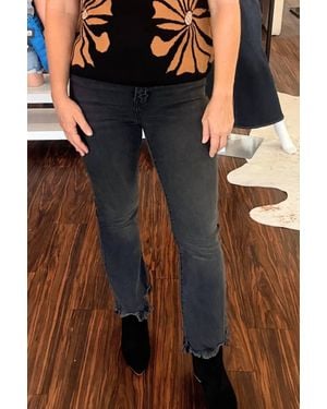 Hidden Jeans Happi Cropped Flare Jeans - Brown
