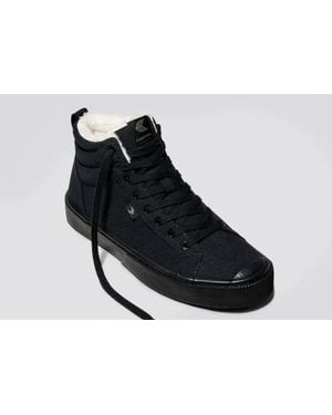 CARIUMA Oca Therma High Sneakers Suede Shearling Shoes Gal515 - Black