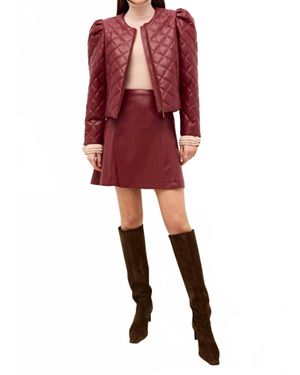 Marie Oliver Brick Faison Jacket - Red