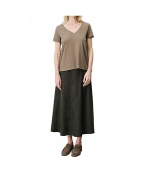 Grace & Mila Aurelien V Neck T Shirt - Black