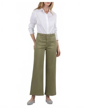 Kut From The Kloth Meg High Rise Wide Leg - Green