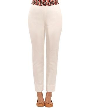 Gretchen Scott Gripeless Denim Pull On Pants - Natural
