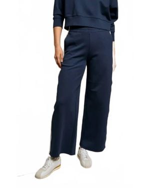 PERFECTWHITETEE Mikos Travel Wide Leg Pants - Blue