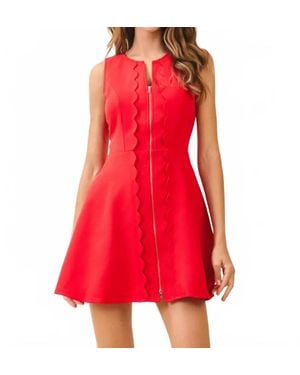 TCEC Scally Dress - Red