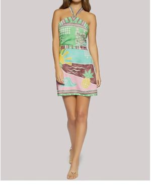 Lost + Wander Isla Spell Mini Dress - Green
